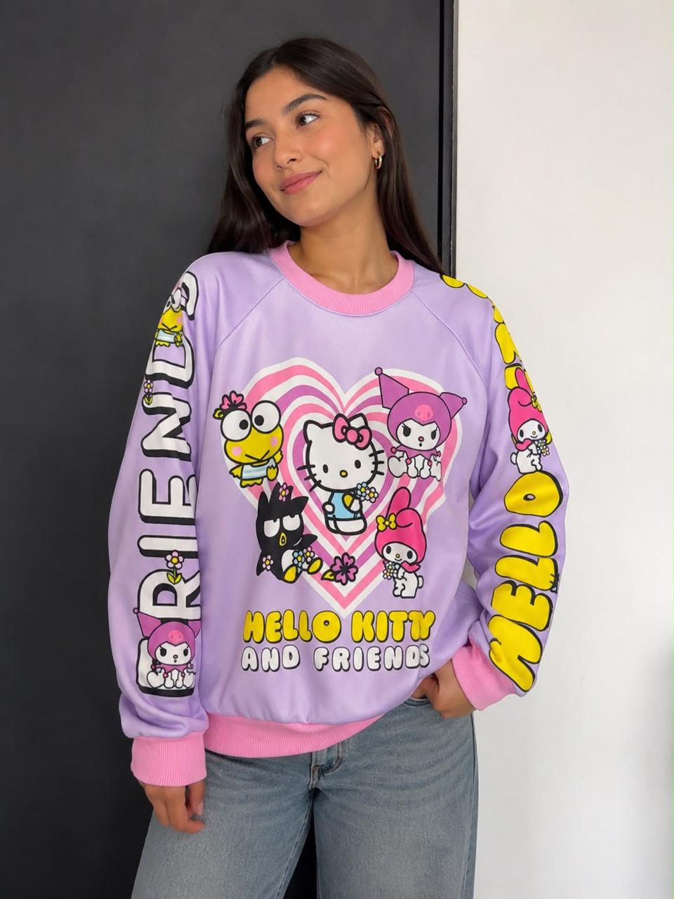 BUZO/HOODIE HELLO KITTY