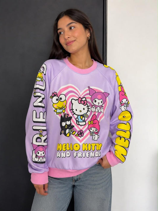 BUZO/HOODIE HELLO KITTY