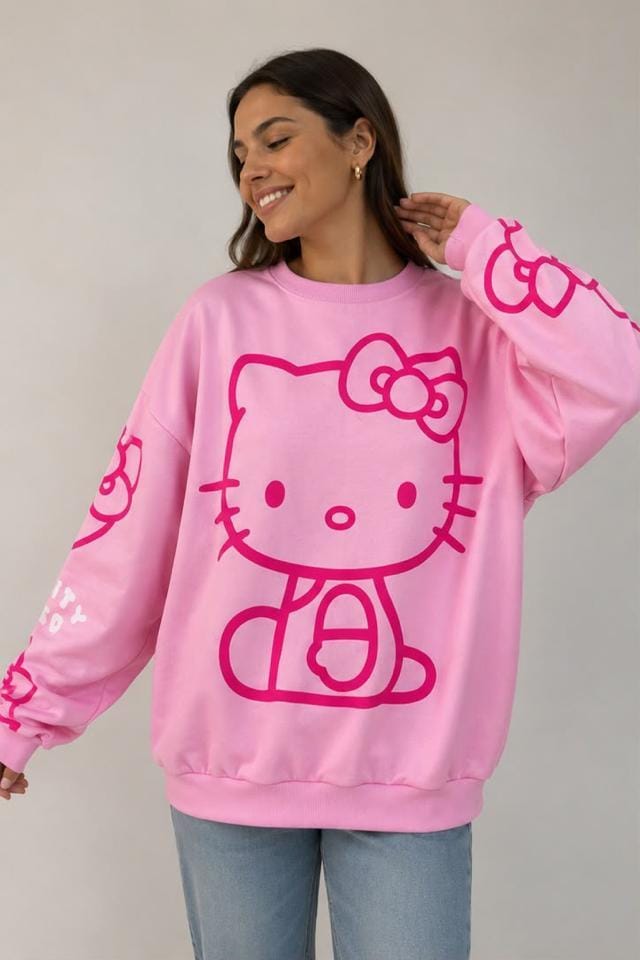 BUZO/HOODIE HELLO KITY