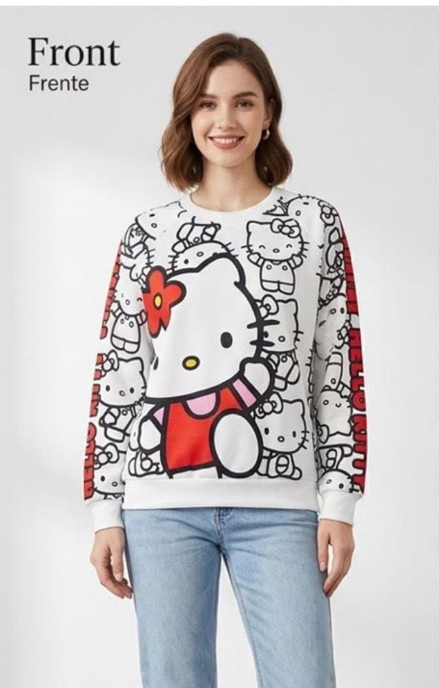 BUZO/ HOODIE HELLO KITTY