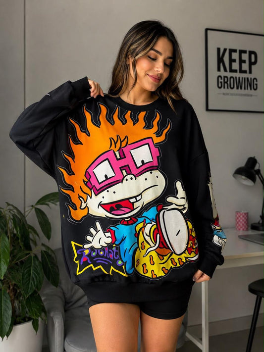 BUZO/HOODIE OVERSIZE RUGRATS