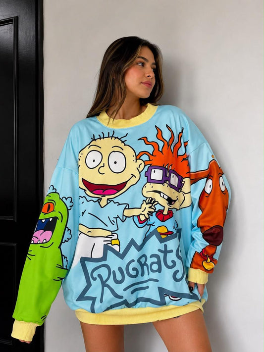 BUZO/HOODIE OVERSIZE RUGRATS