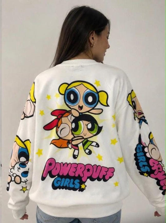 BUZO/HOODIE OVERSIZE CHICAS SUPER PODEROSAS