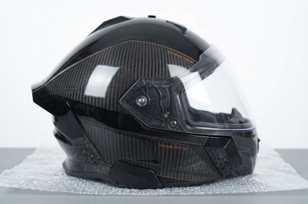 Casco 509 Black Gold Delta V Carbon Commander Ignite -talla M-